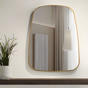 Essentials Style Irregular Black | Gold Mirror - Lighting.co.za