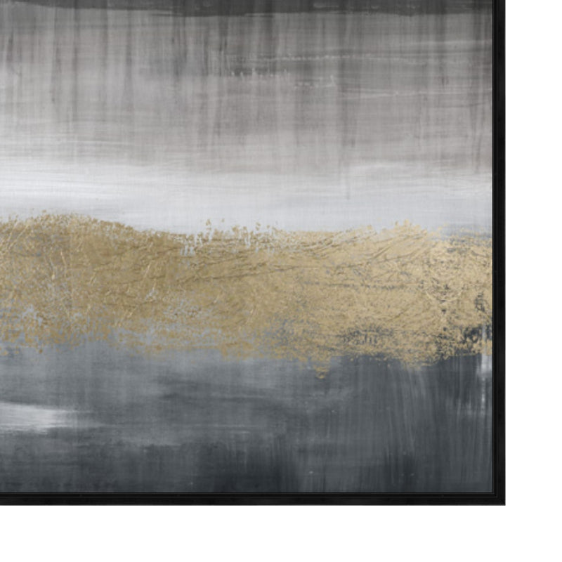 Gilded Horizon Style 2 Framed Canvas