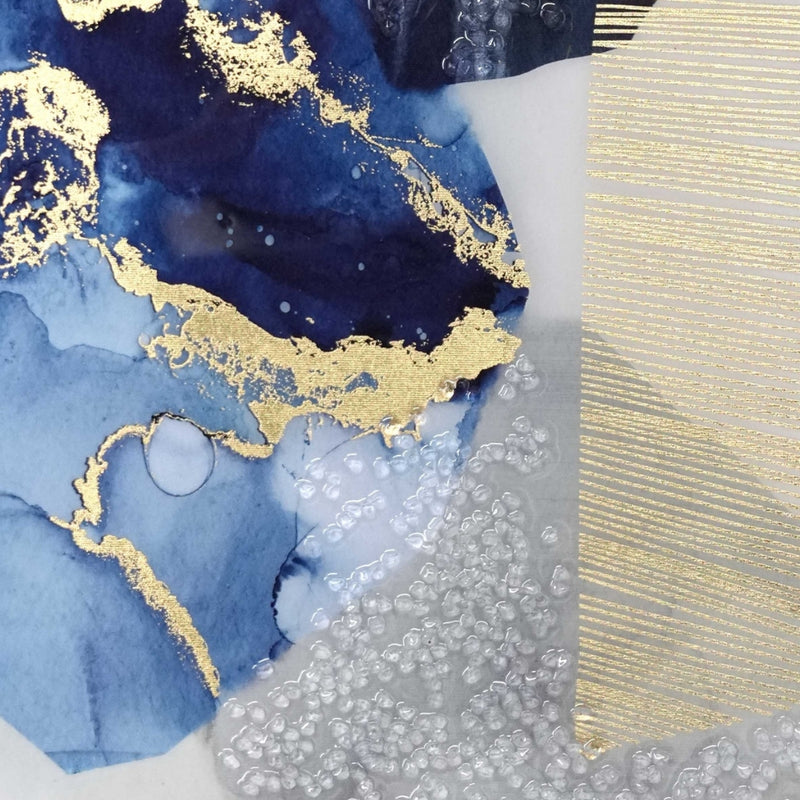 Celestial Current Style 2 Framed Canvas