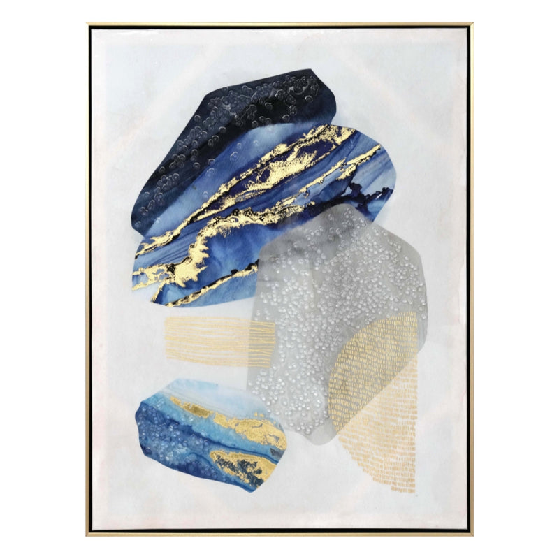 Celestial Current Style 1 Framed Canvas