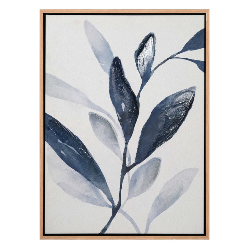 Indigo Style 2 Framed Canvas