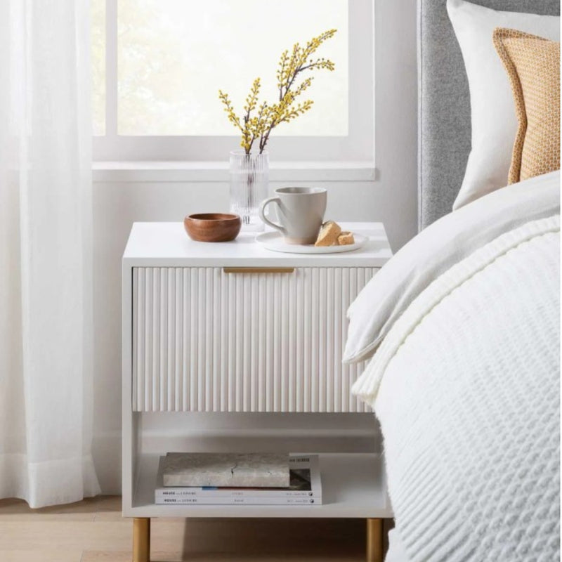 Florence Fluted Bedside Table