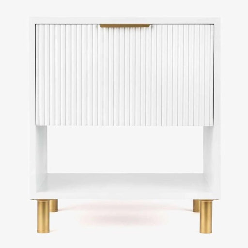 Florence Fluted Bedside Table - Side Tables - Lighting.co.za
