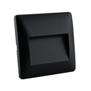 Eos Black Or White Square 2.5 Watt LED Step Wall Light - Lighting.co.za