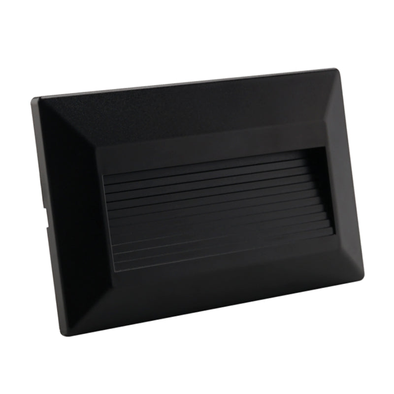 Elwood Black Or White Rectangular CCT LED Step Wall Light - Lighting.co.za