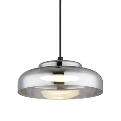 Arlo Smoke Glass and Black LED Pendant Light - Lighting.co.za