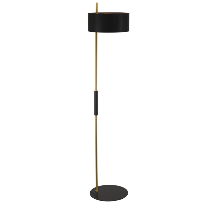 Verona Black and Gold Floor Lamp