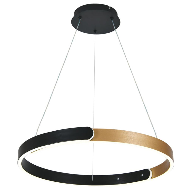 Savoy Black and Gold Ring CCT LED Pendant Light - Lighting.co.za