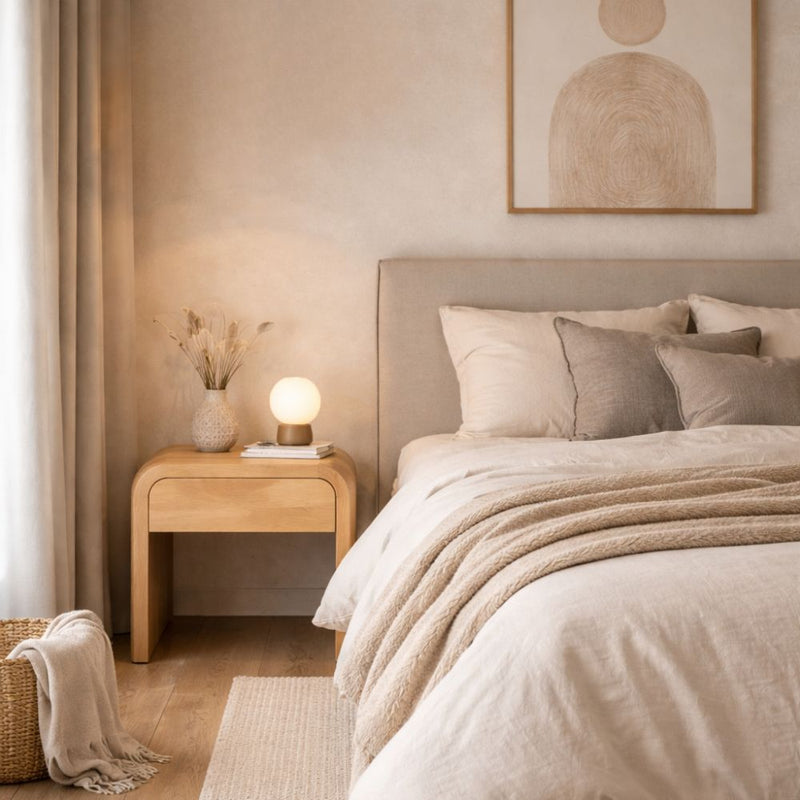 Stein Wooden Bedside Table
