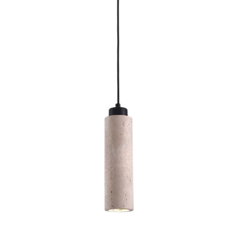 Eterna Round Travertino Pendant Light