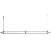 Aspen Satin Chrome and Clear Acrylic CCT LED Pendant Light - Lighting.co.za