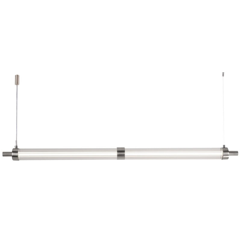 Aspen Satin Chrome and Clear Acrylic CCT LED Pendant Light - Lighting.co.za