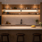 Aspen Satin Chrome and Clear Acrylic CCT LED Pendant Light - Lighting.co.za