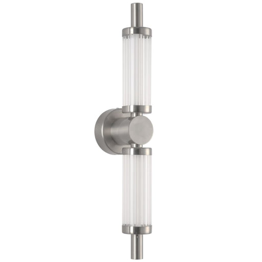 Aspen Satin Chrome and Clear Acrylic CCT LED Wall Light - Lighting.co.za