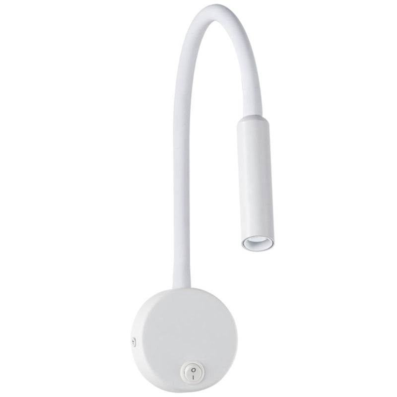 Nook 3W LED Black or White Bedside Reading Wall Light - Lighting.co.za