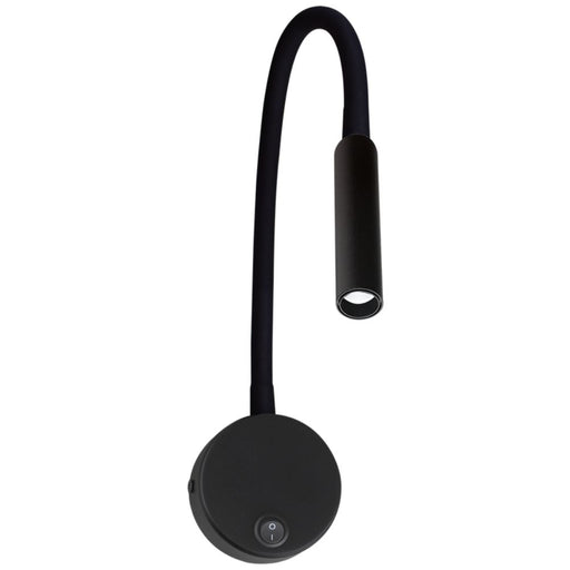 Nook 3W LED Black or White Bedside Reading Wall Light - Lighting.co.za