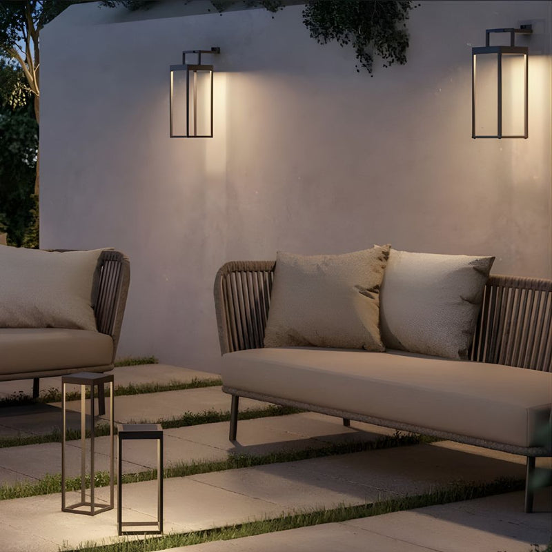 Handy Solar or Power Rechargeable Lantern Light with Day Night Sensor 2 Sizes - Lighting.co.za