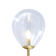 Solex Gold and Balloon Clear Glass Wall Light - Lighting.co.za
