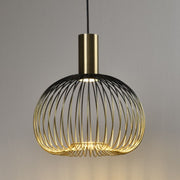 Meridian Black and Gold Wire Shade Pendant Light 3 Sizes - Lighting.co.za