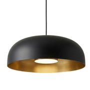 Hubert Black and Gold LED Pendant Light - Lighting.co.za