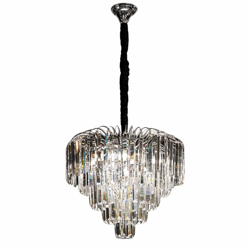 Sophia Chrome And K9 Crystal 8 Light Chandelier - Lighting.co.za