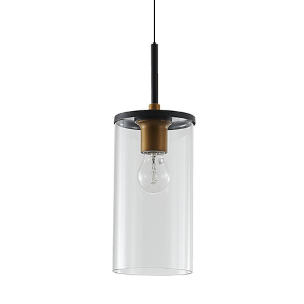 【廃盤品】BOTANIC Cafe3 PENDANTLIGHT FROST Lucia Clear Glass and Black Bronze Pendant Light — Lighting.co.za
