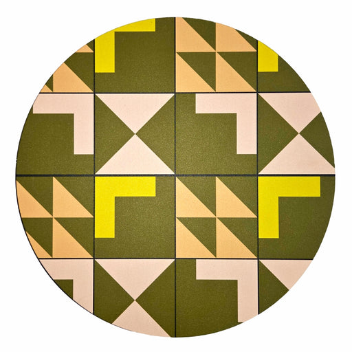 Retro Green Stool - Lighting.co.za