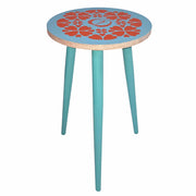 Turquoise Blossom Side Table - Lighting.co.za
