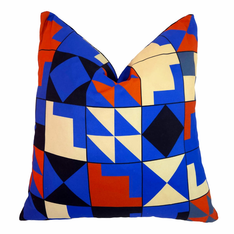 Retro Blue Scatter Cushion - Lighting.co.za