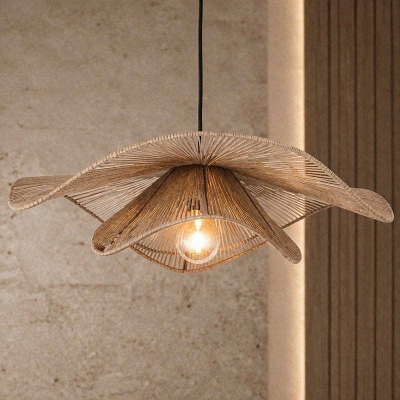 Baffin Natural Rattan Pendant Light 2 Sizes - Lighting.co.za