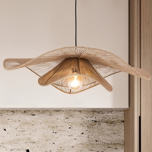 Baffin Natural Rattan Pendant Light 2 Sizes - Lighting.co.za