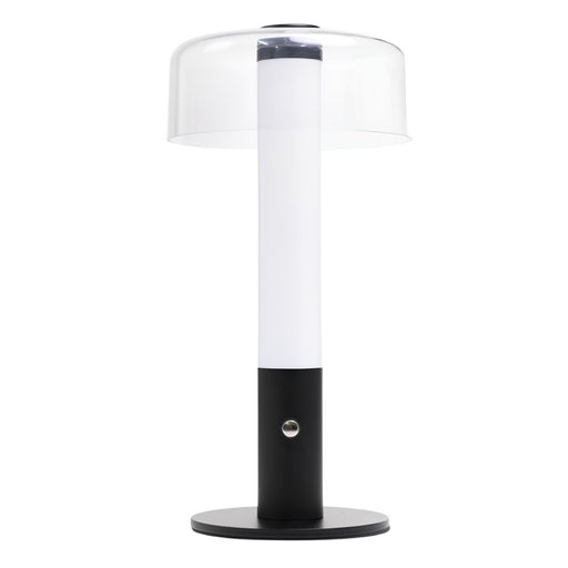 Acris Black | Cream | Orange Rechargeable Table Lamp - Lamps - Lighting.co.za