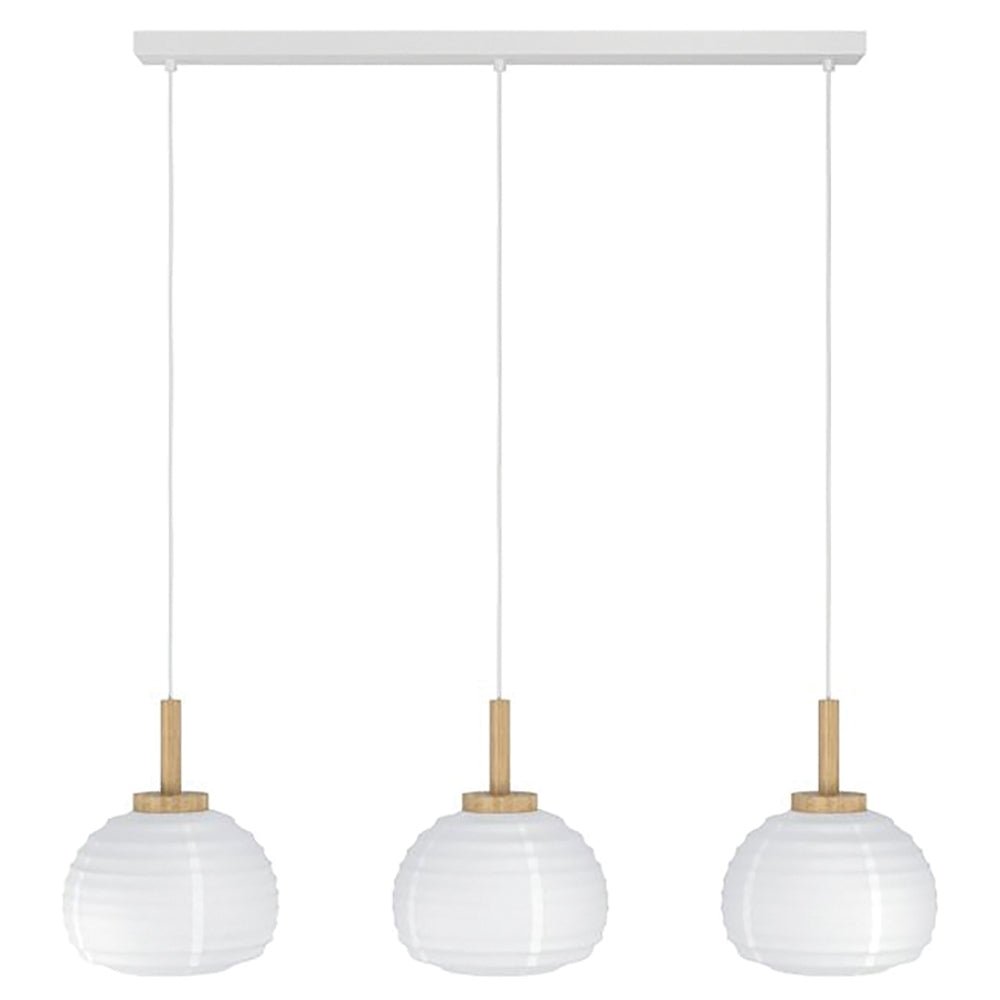 Summerhill 3 Light Japandi Dome Pendant | Lighting.co.za