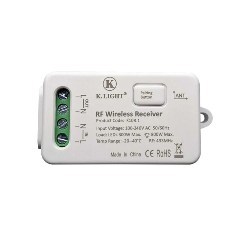 1 Channel Wireless Kinetic Switch Receiver