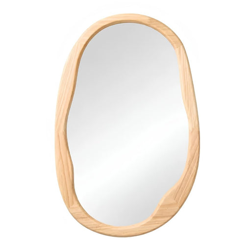 Agatha Irregular Oval Wood Mirror - Mirror - Lighting.co.za