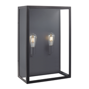 Capture Extra Large Black Outdoor Lantern Wall Light - Lighting.co.za