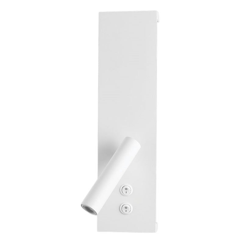 Nina Backlit Black | White LED Bedside Reading Wall Light - Lighting.co.za