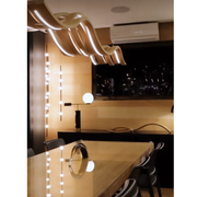 Flow Oak Veneer Neo Flex LED Pendant Light - Lighting.co.za