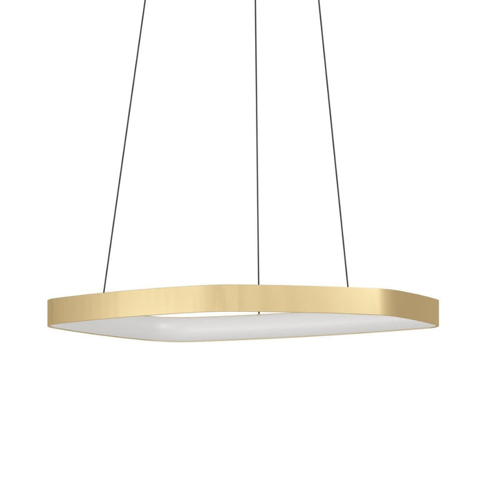 Vellerosa Slim Brushed Brass LED Pendant Light