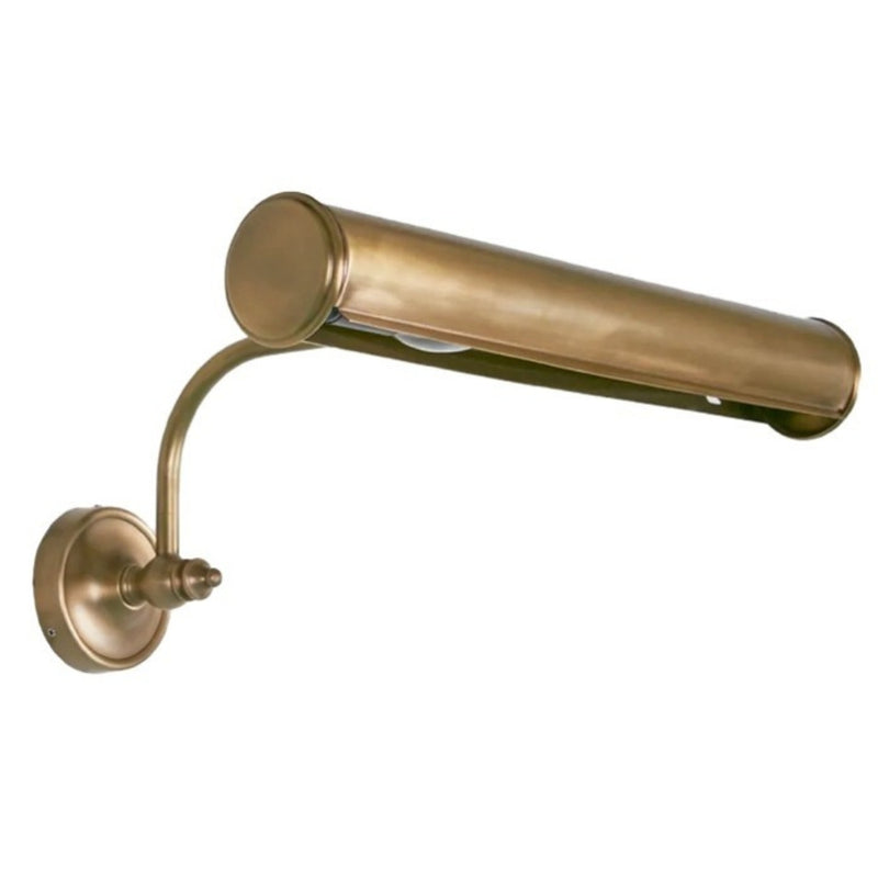 Barclay Brass | Black | Antique Silver Picture Wall Light - Lighting.co.za