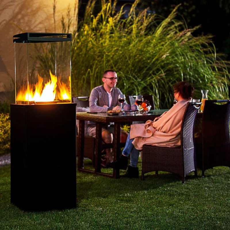 FireCube Shortstand Outdoor Gas Heater - Lighting.co.za