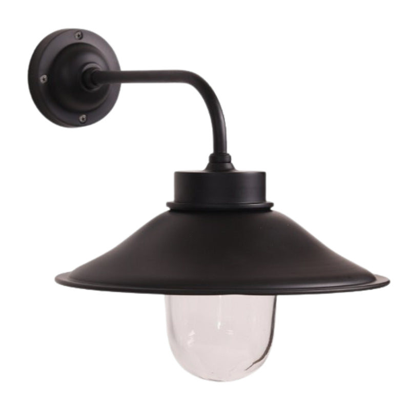Sandhurst Antique Brass | Matt Black Wall Light - Lighting.co.za