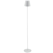 Isla Smooth Shade Black | White Rechargeable Floor Lamp - Lighting.co.za