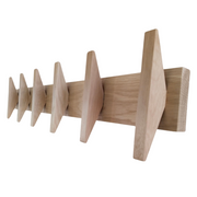 Solid Oak Coat Hooks 3 Sizes - Lighting.co.za