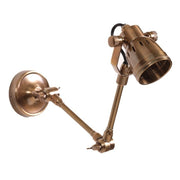 Indigo Swing Antique Brass | Black | Antique Silver Wall Light - Lighting.co.za