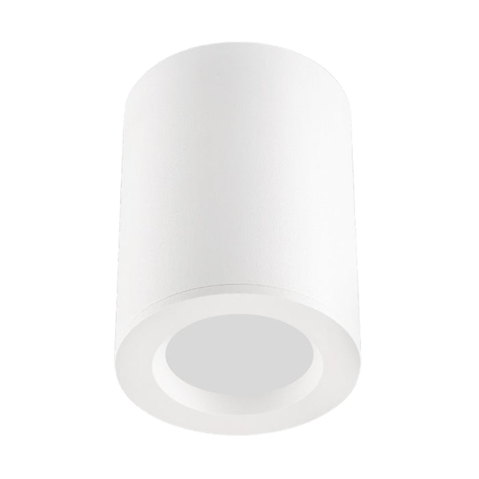 Alor Round GU10 Black | White Outdoor Surface Mounted Down Light