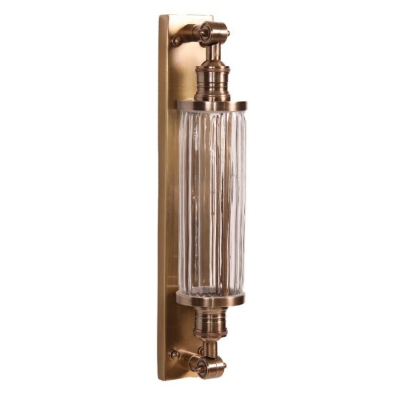 Astor Tall Antique Brass | Antique Silver Wall Light - Lighting.co.za