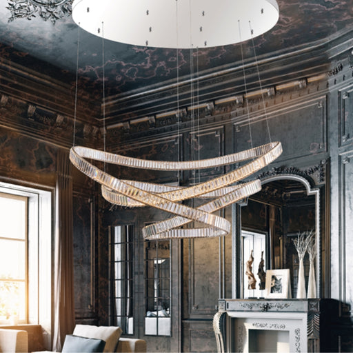 Carousel Flow LED Crystal Chandelier - Lighting.co.za