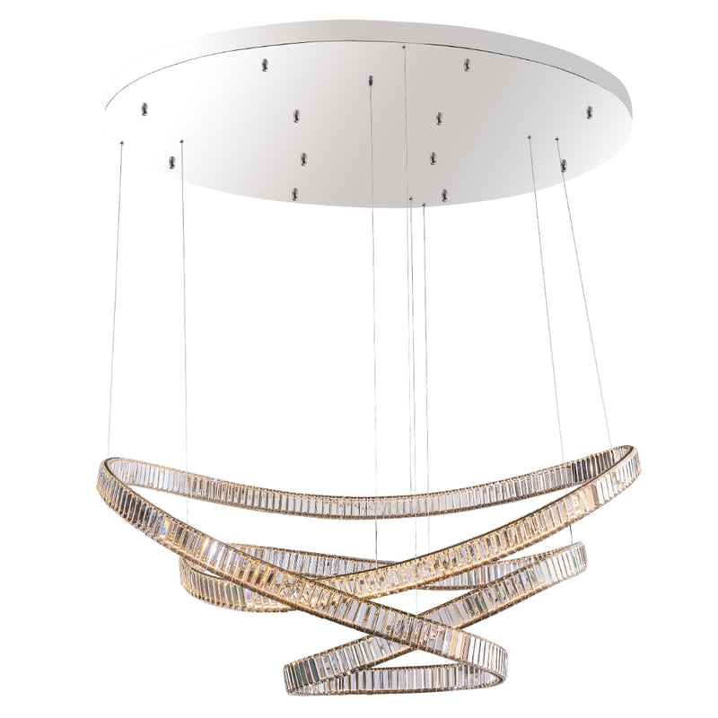 Carousel Flow LED Crystal Chandelier - Lighting.co.za