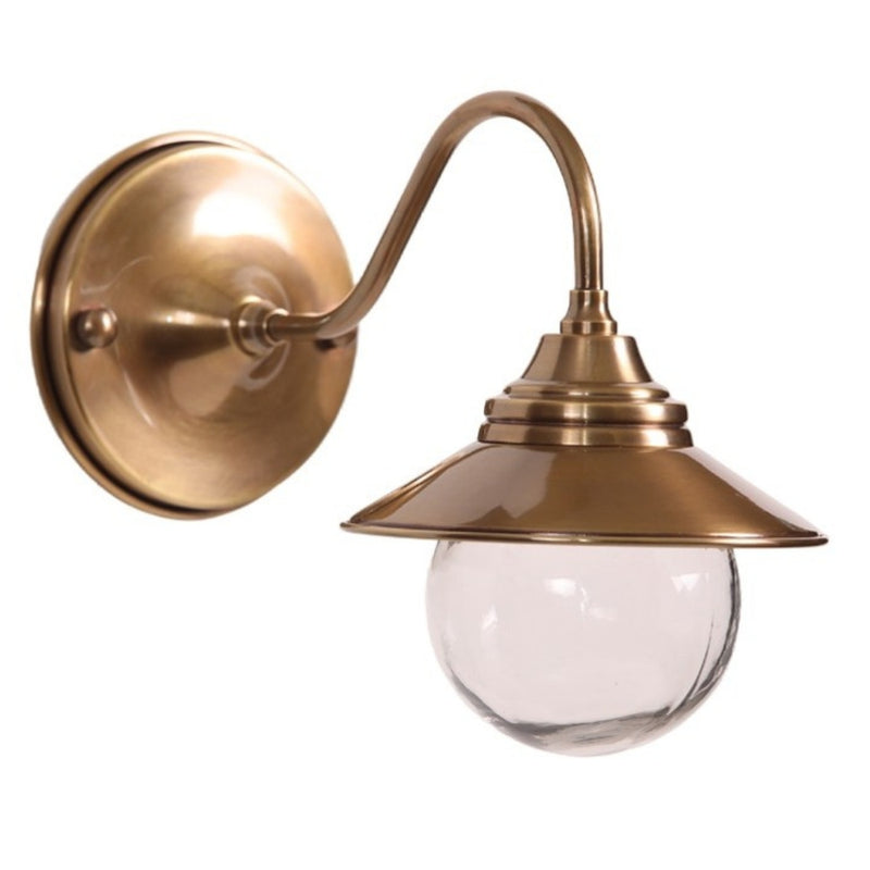 Cupid Antique Brass | Matt Black Wall Light - Lighting.co.za